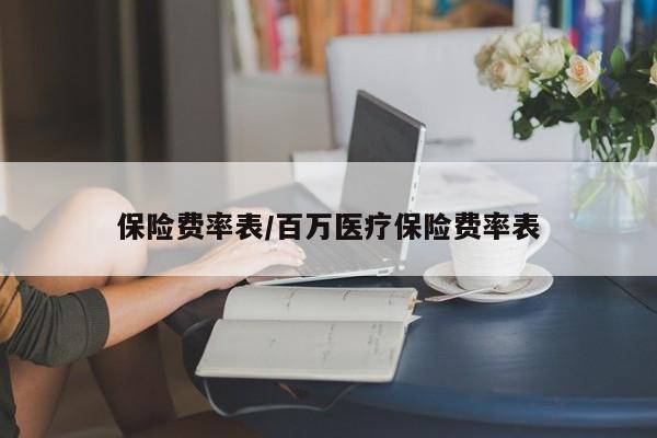 保险费率表/百万医疗保险费率表